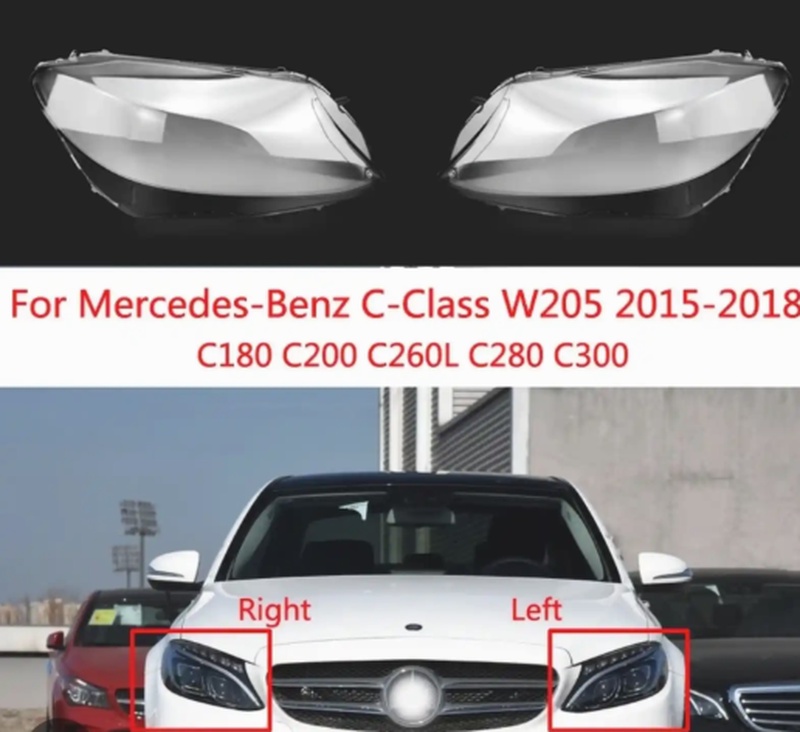 Стекло фар от Mercedes W205